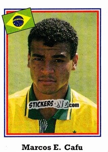 Sticker Marcos E. Cafu - World Cup USA 1994 n. 82 - Euroflash