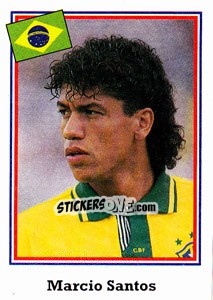 Sticker Marcio Santos - World Cup USA 1994 - Euroflash