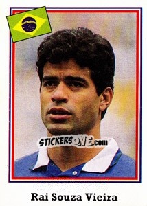 Sticker Rai Souza Vieira - World Cup USA 1994 - Euroflash