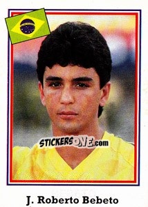 Cromo J. Roberto Bebeto - World Cup USA 1994 - Euroflash