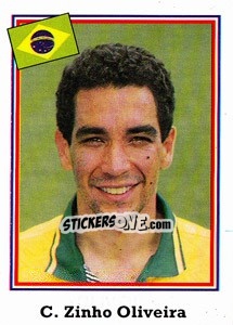 Sticker C. Zinho Oliveira - World Cup USA 1994 - Euroflash