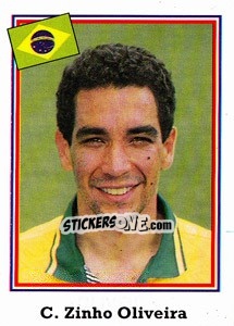 Sticker C. Zinho Oliveira - World Cup USA 1994 n. 94 - Euroflash