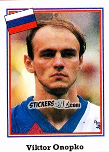 Cromo Viktor Onopko - World Cup USA 1994 - Euroflash