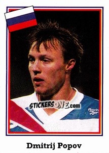 Sticker Dmitri Popov - World Cup USA 1994 - Euroflash