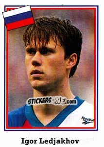 Sticker Igor Ledyakhov - World Cup USA 1994 n. 107 - Euroflash