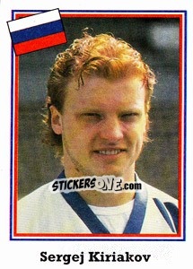 Cromo Sergei Kiriakov - World Cup USA 1994 - Euroflash