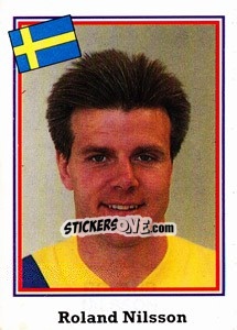 Cromo Roland Nilsson - World Cup USA 1994 - Euroflash