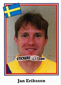Sticker Jan Eriksson - World Cup USA 1994 n. 116 - Euroflash