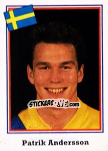 Sticker Patrik Andersson - World Cup USA 1994 - Euroflash