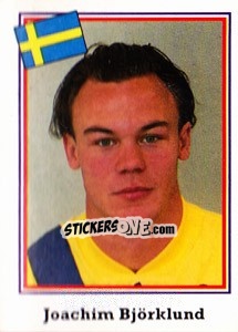 Cromo Joachim Bjorklund - World Cup USA 1994 - Euroflash