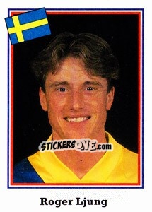 Sticker Roger Ljung - World Cup USA 1994 - Euroflash