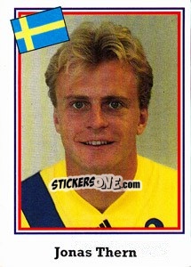 Sticker Jonas Thern - World Cup USA 1994 - Euroflash