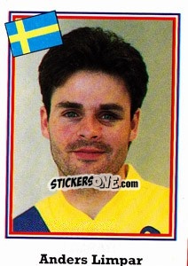 Cromo Anders Limpar - World Cup USA 1994 - Euroflash