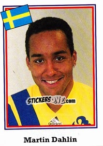 Sticker Martin Dahlin - World Cup USA 1994 - Euroflash