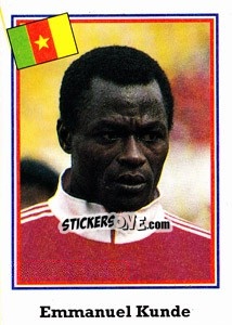 Sticker Emmanuel Kunde - World Cup USA 1994 - Euroflash