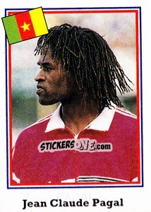 Sticker Hean Claude Pagal - World Cup USA 1994 n. 135 - Euroflash