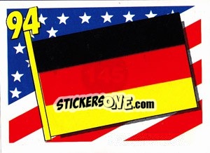 Sticker Germany - World Cup USA 1994 - Euroflash