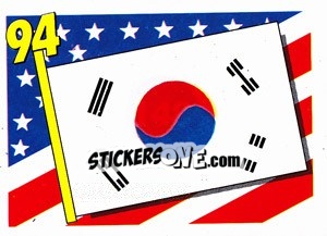 Sticker South Korea - World Cup USA 1994 n. 148 - Euroflash
