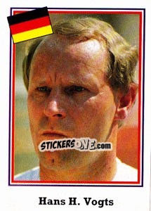 Sticker Hans H. Vogts - World Cup USA 1994 - Euroflash