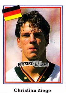 Sticker Christian Ziege - World Cup USA 1994 n. 155 - Euroflash