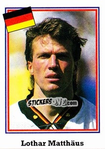 Sticker Lothar Matthaus - World Cup USA 1994 n. 156 - Euroflash