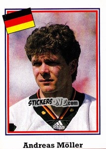 Sticker Andreas Moller - World Cup USA 1994 n. 158 - Euroflash