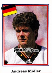 Sticker Andreas Moller - World Cup USA 1994 - Euroflash