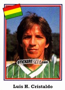 Sticker Luis H. Cristaldo - World Cup USA 1994 n. 169 - Euroflash