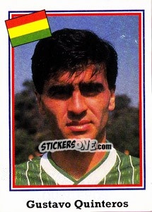 Sticker Gustavo Quinteros - World Cup USA 1994 - Euroflash