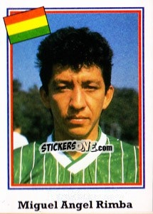 Sticker Miguel Angel Rimba - World Cup USA 1994 n. 171 - Euroflash