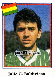 Sticker Julio C. Baldivieso - World Cup USA 1994 n. 174 - Euroflash