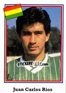 Sticker Juan Carlos Rios - World Cup USA 1994 n. 178 - Euroflash