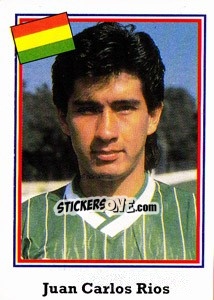 Sticker Juan Carlos Rios - World Cup USA 1994 - Euroflash