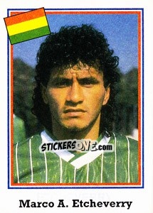 Sticker Marco A. Etcheverry - World Cup USA 1994 n. 181 - Euroflash