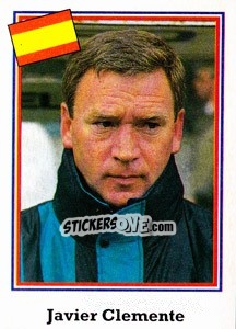 Figurina Javier Clemente - World Cup USA 1994 n. 183 - Euroflash