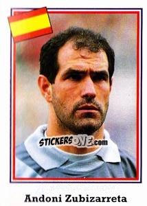 Cromo Andoni Zubizarreta - World Cup USA 1994 - Euroflash