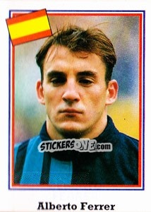 Sticker Alberto Ferrer - World Cup USA 1994 - Euroflash