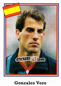 Sticker Gonzales Voro - World Cup USA 1994 n. 191 - Euroflash