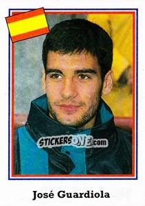 Sticker Josep Guardiola - World Cup USA 1994 - Euroflash