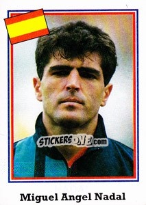 Sticker Miguel Angel Nadal - World Cup USA 1994 n. 196 - Euroflash
