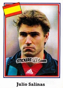 Sticker Julio Salinas - World Cup USA 1994 - Euroflash