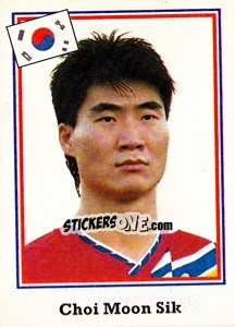 Sticker Choi Moon Sik - World Cup USA 1994 - Euroflash