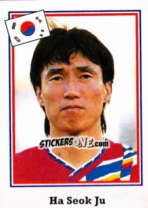 Sticker Ha Seok Ju - World Cup USA 1994 n. 207 - Euroflash
