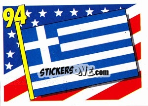 Sticker Greece - World Cup USA 1994 - Euroflash