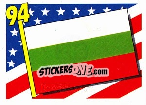 Sticker Bulgaria - World Cup USA 1994 - Euroflash