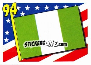 Sticker Nigeria - World Cup USA 1994 - Euroflash