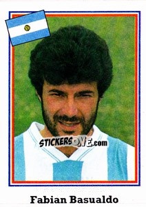Sticker Fabian Basualdo - World Cup USA 1994 n. 221 - Euroflash