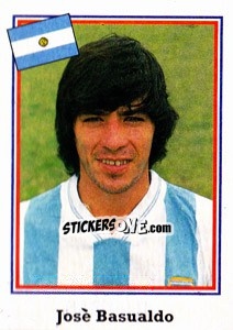 Sticker Jose Basualdo - World Cup USA 1994 n. 223 - Euroflash