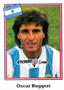 Sticker Oscar Ruggeri - World Cup USA 1994 n. 224 - Euroflash