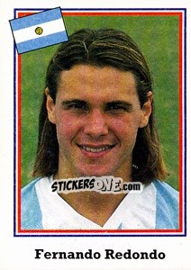 Figurina Fernando Redondo - World Cup USA 1994 - Euroflash